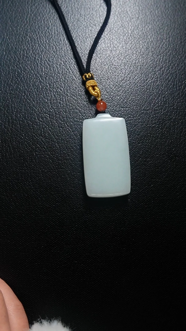 颈饰未镶嵌和田玉无事牌
