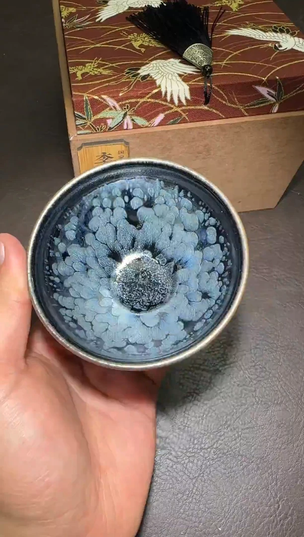 茶盏107号李秀芹牡丹