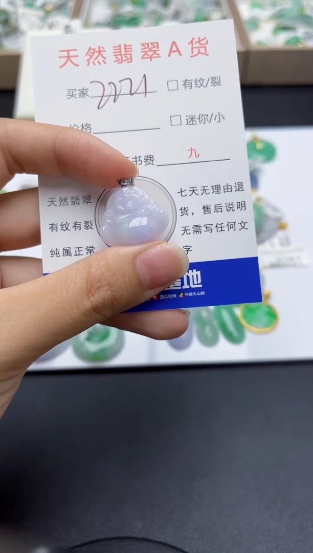 翡翠未镶嵌颈饰天然缅甸A货翡翠