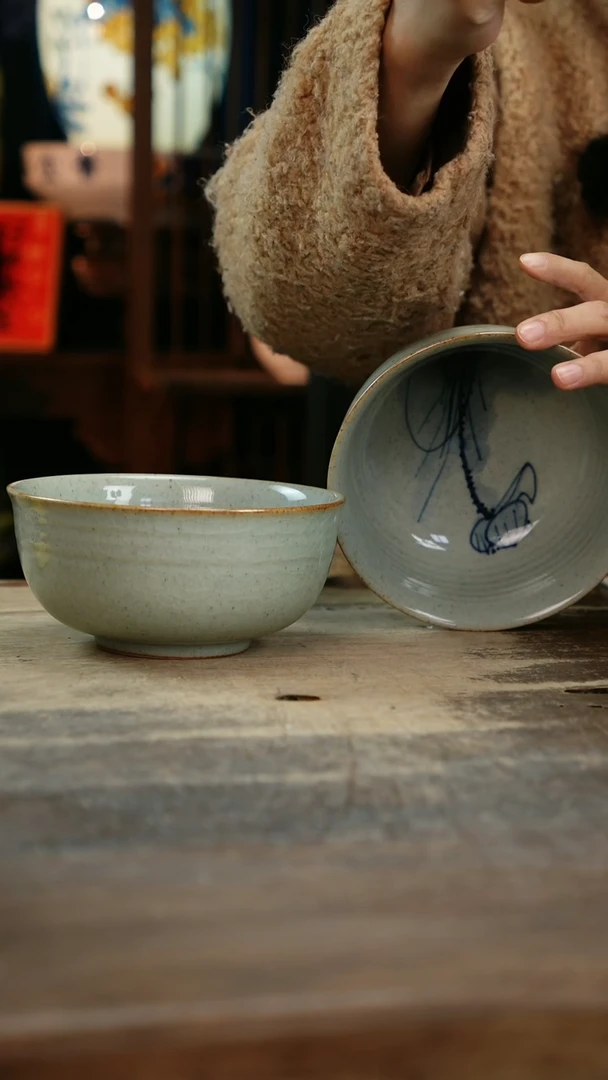 【闪购商品】瓷片景德镇纯手工釉下彩精品餐具