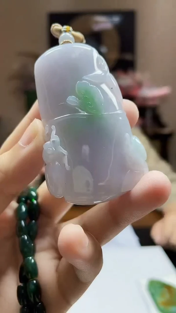 未镶嵌定制翡翠吊坠122