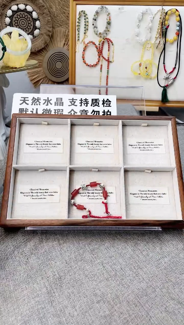 足银镶嵌手串玛瑙/玉髓手串