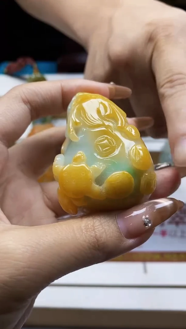 颈饰未镶嵌翡翠翡翠A货