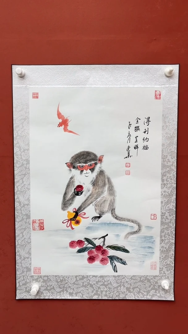 国画老师现场创作  11