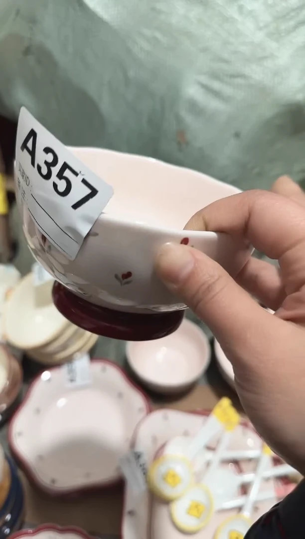 【5寸★4个】黑点针眼属正常陶瓷都有介意慎拍微瑕破损包赔