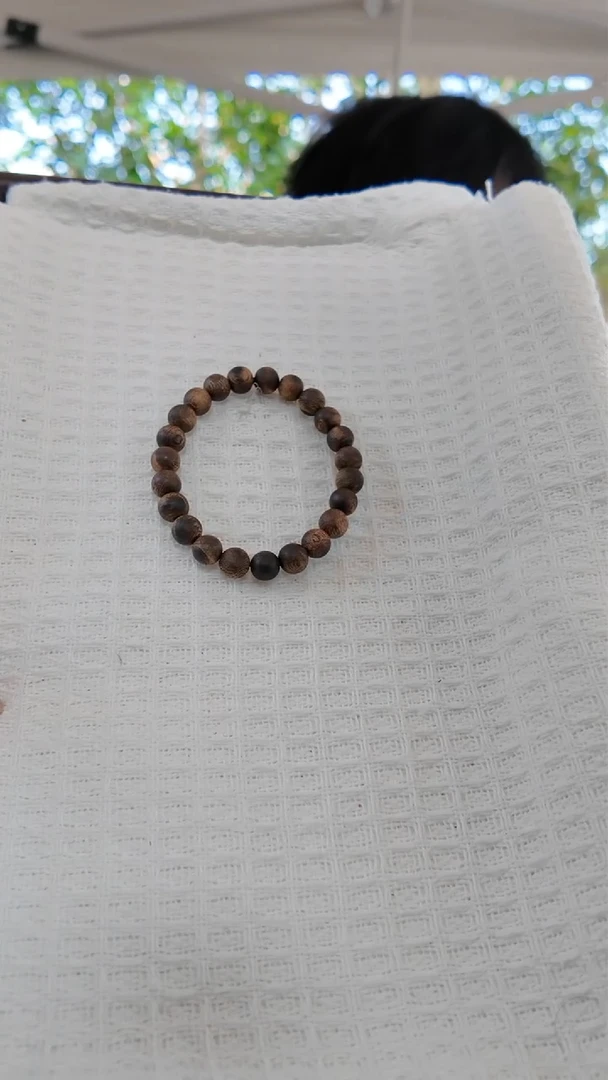 沉香手串沉香奇楠沉香手串8mm圆珠单圈4克多样性发一