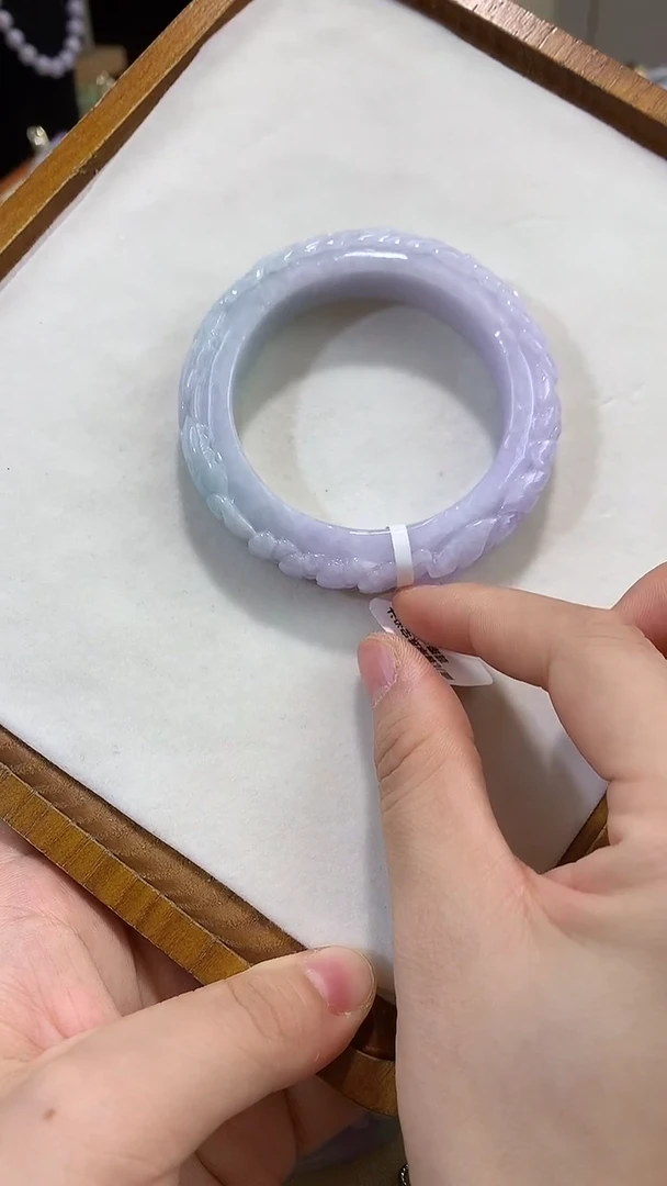 未镶嵌手镯翡翠手镯53.4