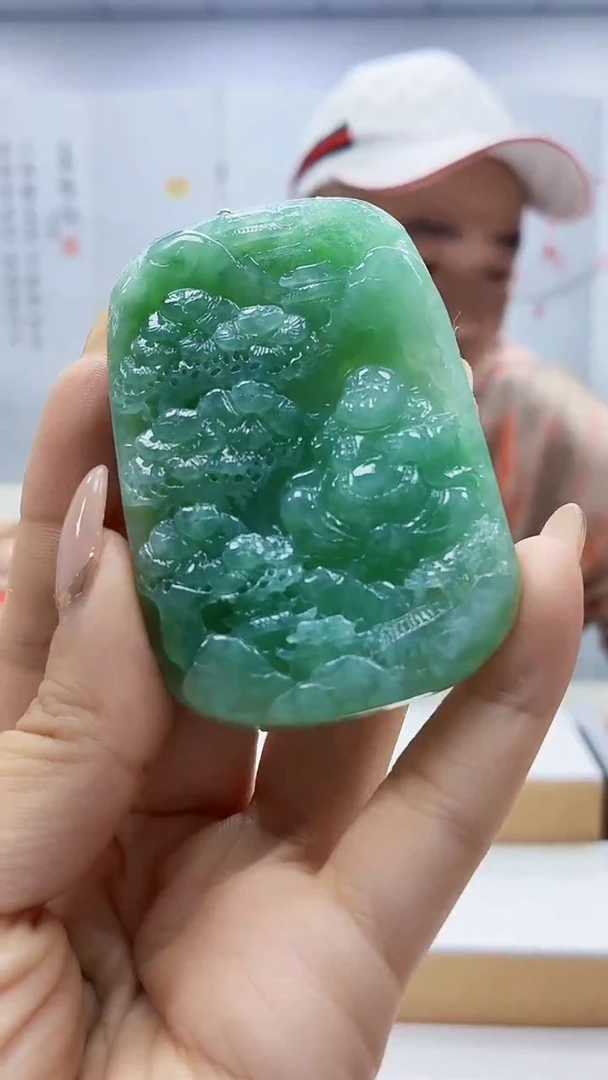 未镶嵌定制翡翠4919ty-毛货挂件117