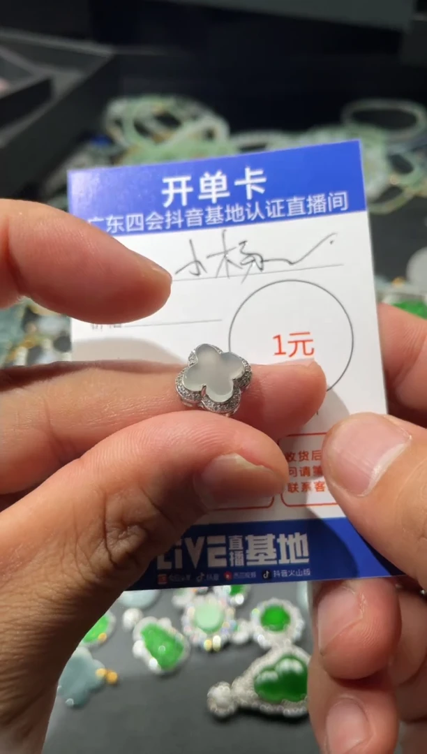 翡翠未镶嵌颈饰挂件