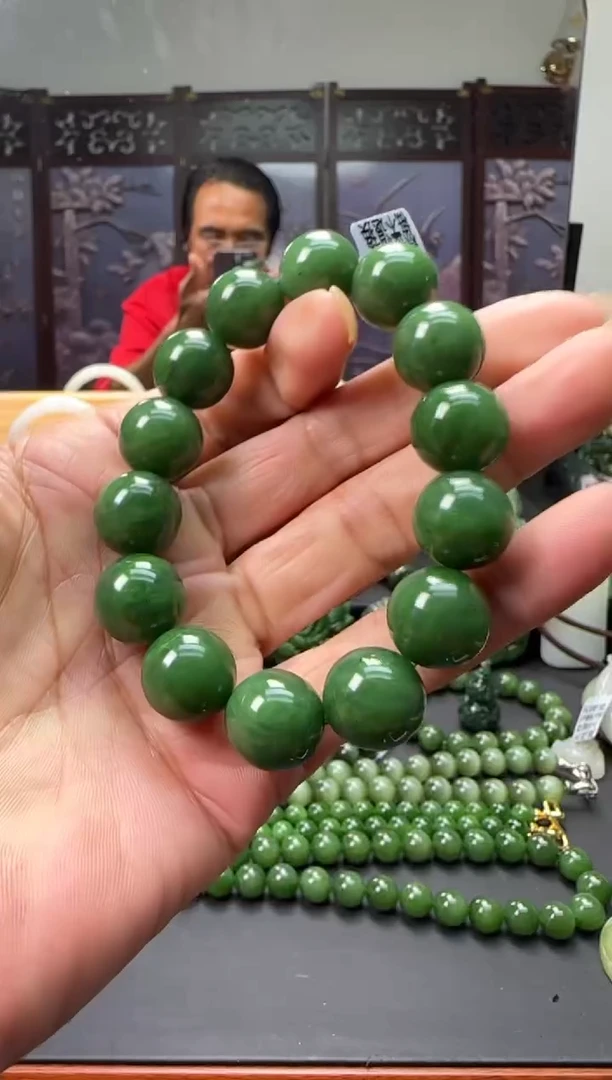 未镶嵌和田玉珠宝奇石手串