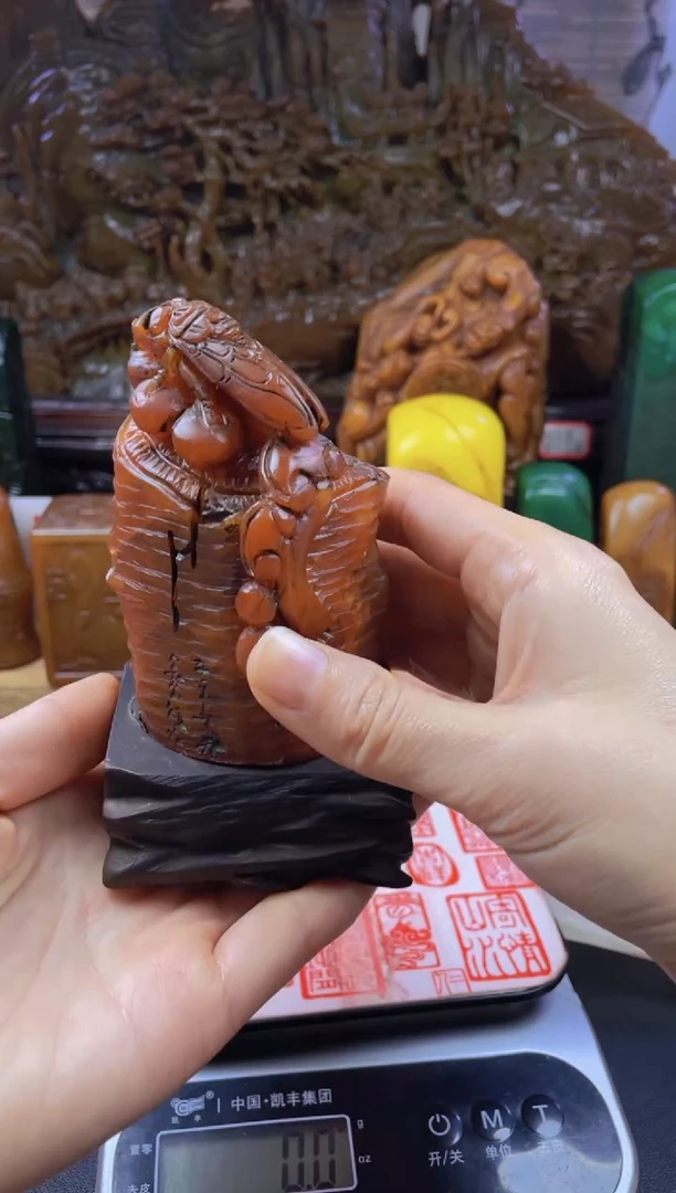 【闪购商品】寿山石印石田黄一鸣惊人