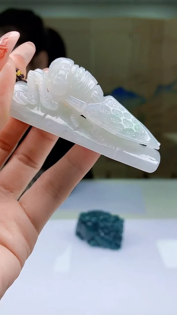 【闪购商品】定制翡翠未镶嵌4902ty-毛货挂件86