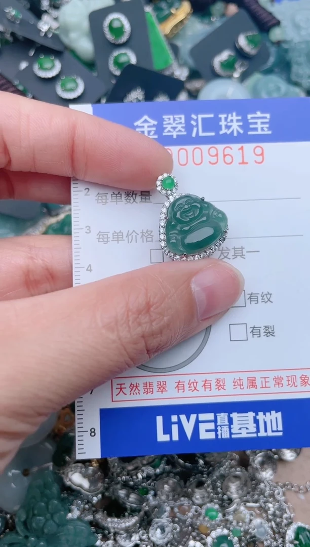 【闪购商品】翡翠颈饰未镶嵌9619.....1