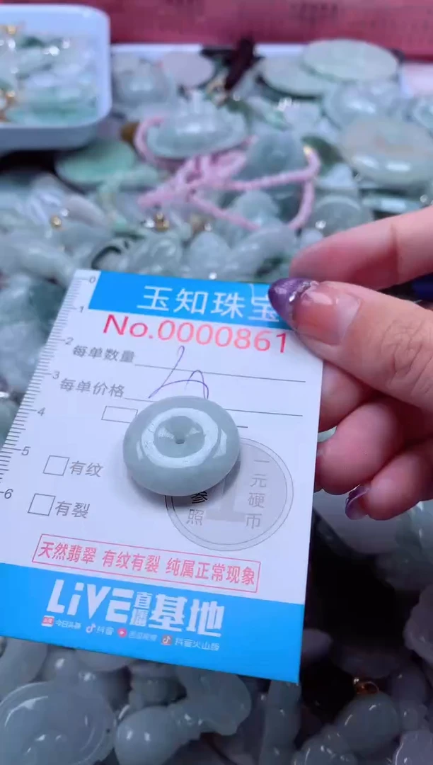 翡翠未镶嵌吊坠(不含链)861