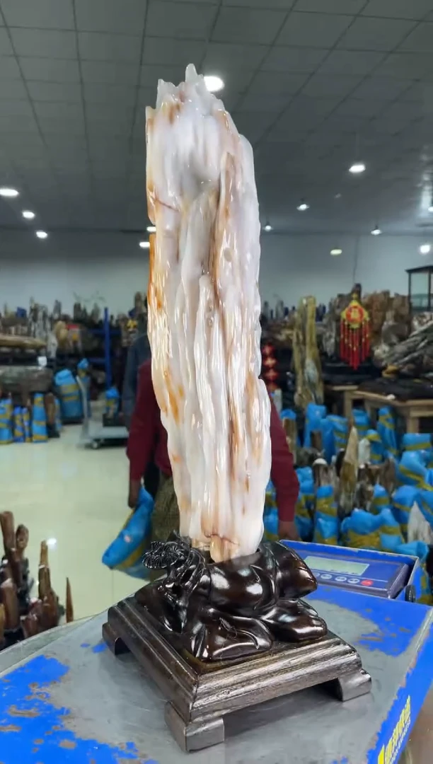 【闪购商品】硅化玉摆件未镶嵌71