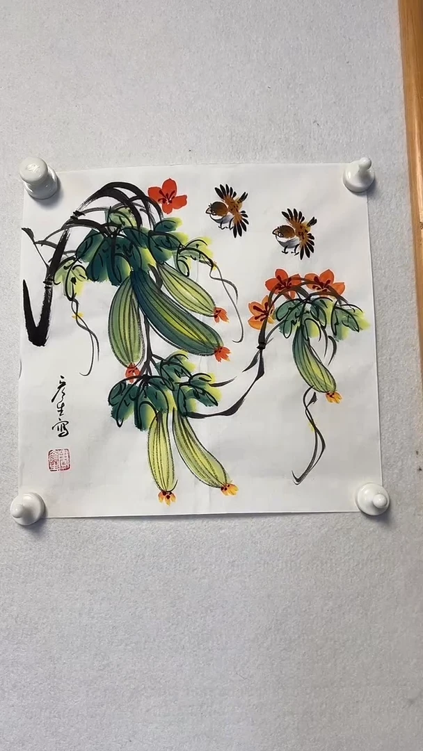 国画周彦生国画作品3