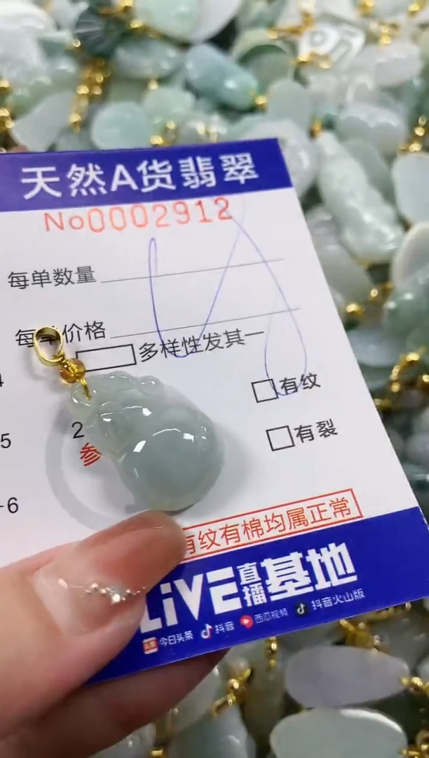 颈饰未镶嵌翡翠天然A货翡翠