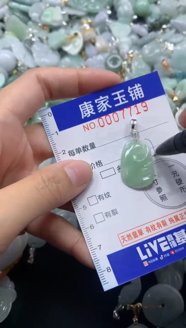 颈饰未镶嵌翡翠7719