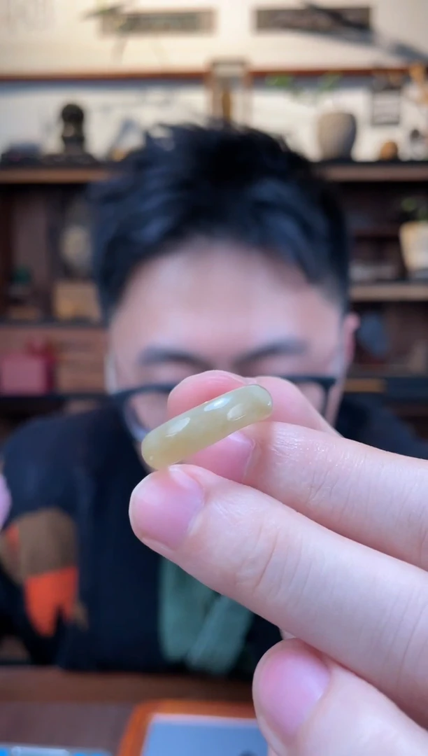 【闪购商品】和田玉指环未镶嵌14#和田玉指环HX