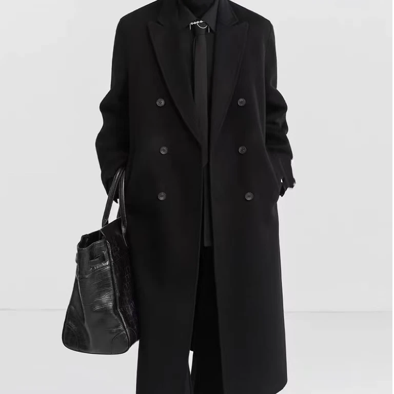 时尚长款大衣男女同款 加棉