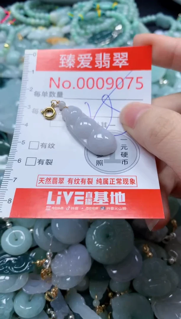 翡翠未镶嵌吊坠(不含链)9075