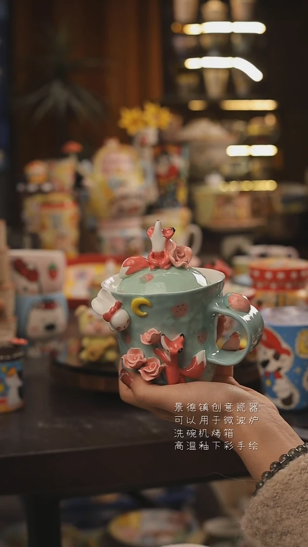 景德镇釉下彩绘设计师款式陶瓷