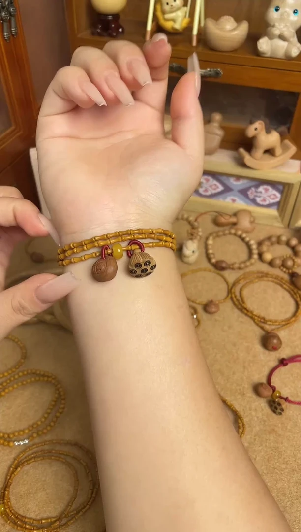 三圈竹节福运连连一物一拍