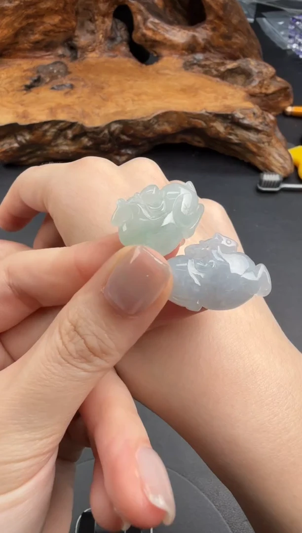 吊坠(不含链)未镶嵌翡翠翡翠饰品（多样性发货一件）-34