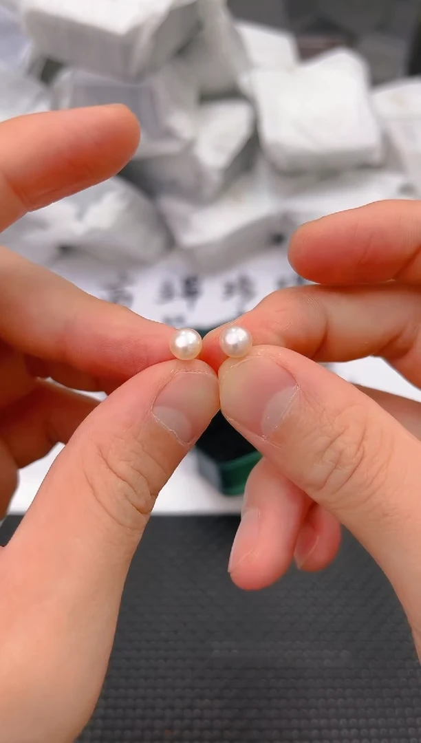 未镶嵌淡水珍珠耳饰ed1048