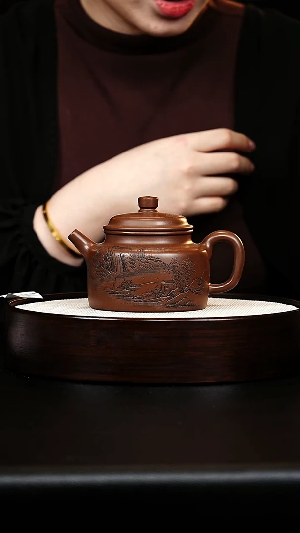 茶壶紫砂德钟壶
