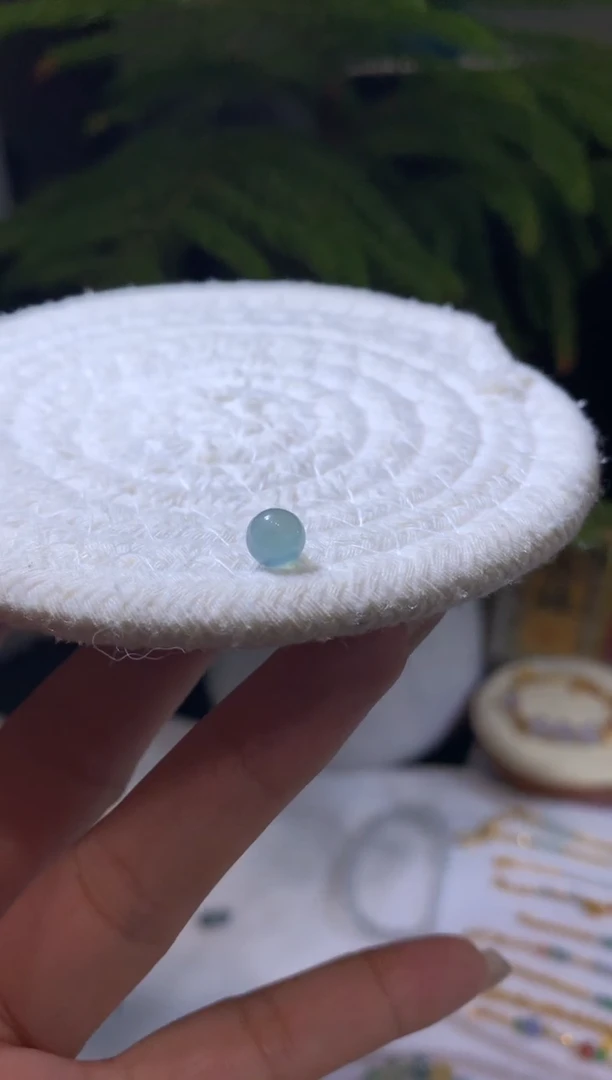 未镶嵌定制翡翠6.4卡珠子78