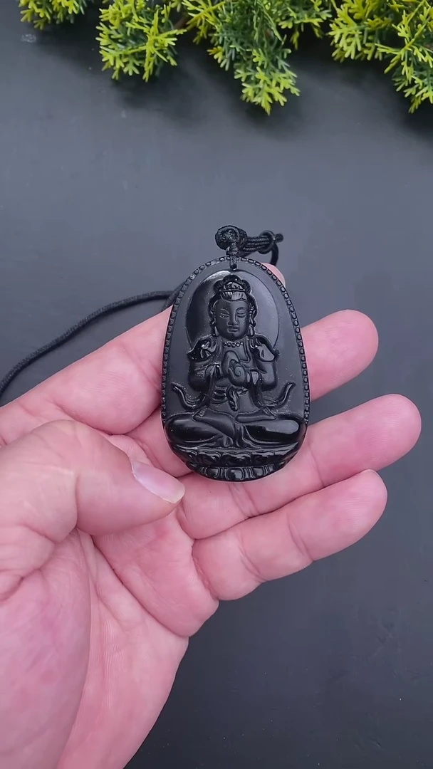 【闪购商品】黑曜岩颈饰未镶嵌新号福利