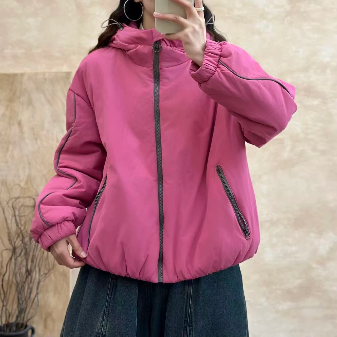 18762新款冬季加厚简约百搭棉服