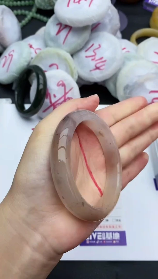 未镶嵌手镯石英质玉3+59/60