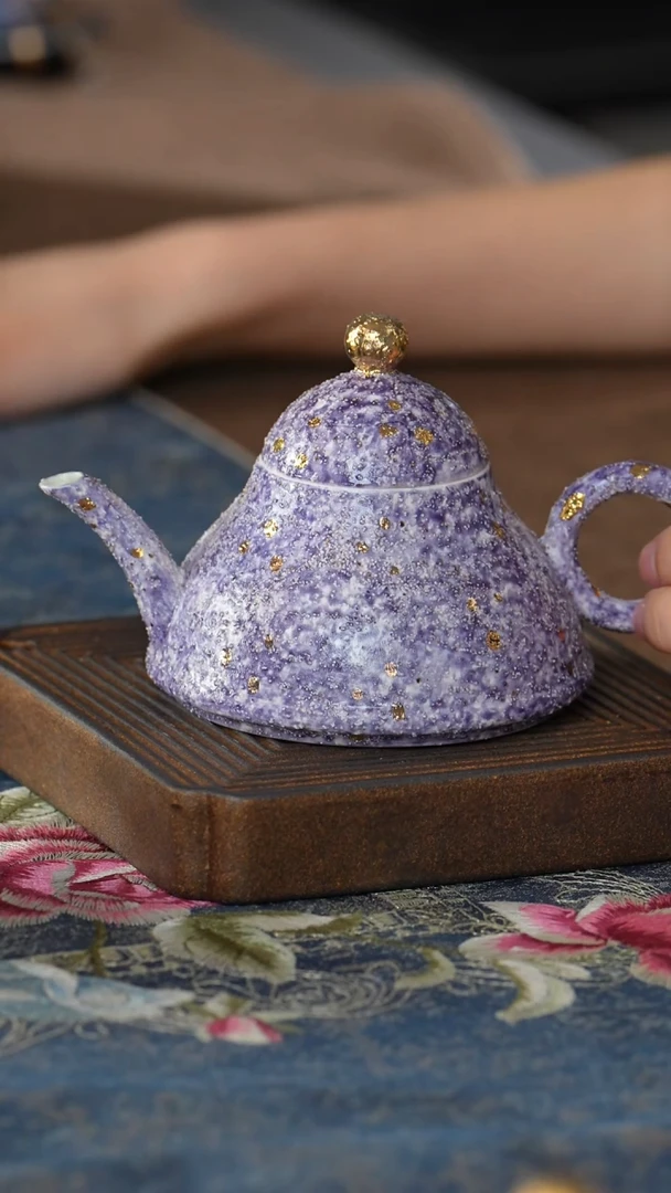 【黑紫色原矿笠荫壶】【13西泠礼盒】