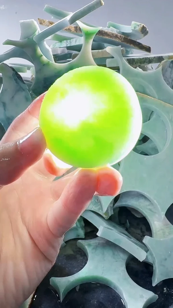 裸石翡翠缅甸翡翠A货文681