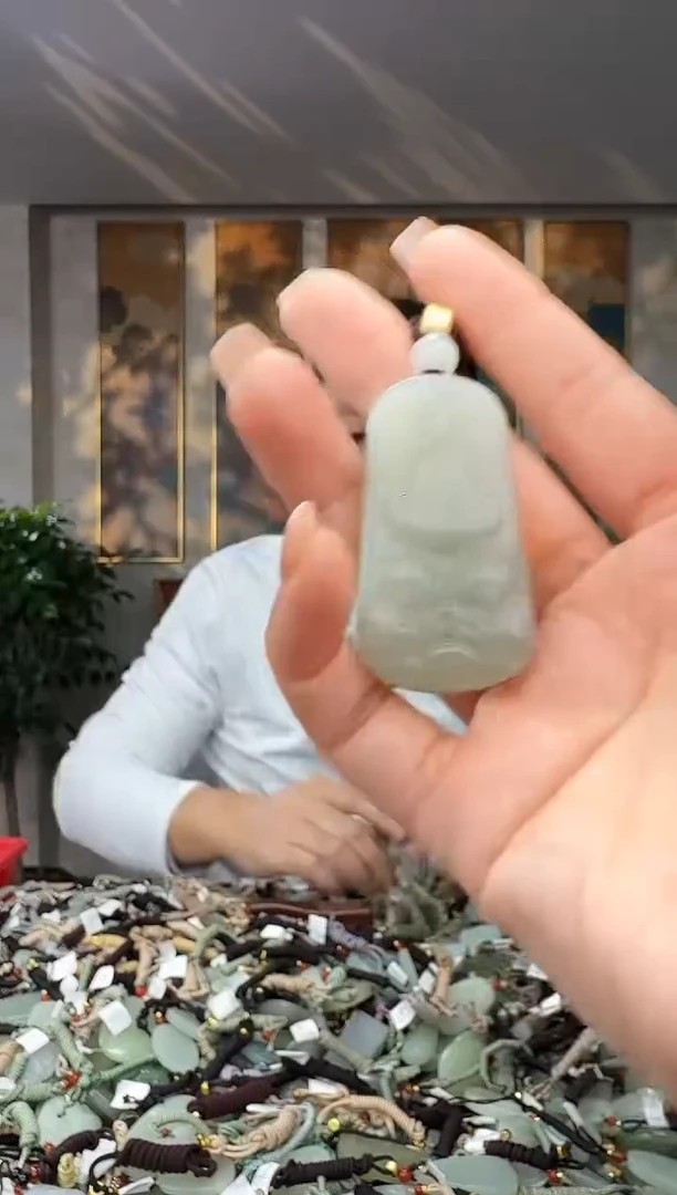 颈饰未镶嵌和田玉拍一发一多样性发货