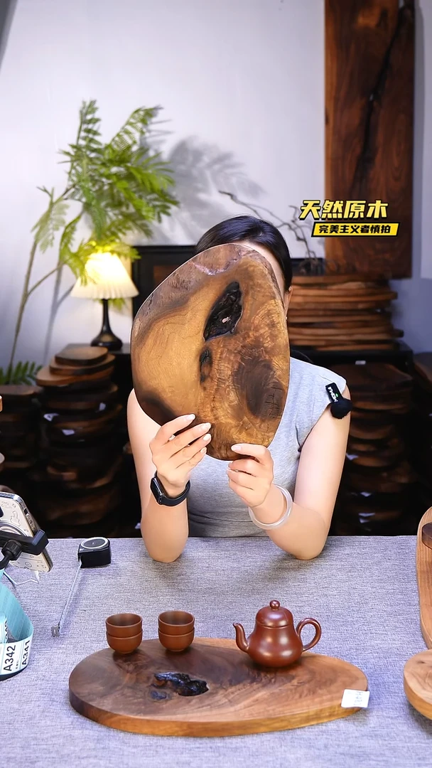 木北美黑胡桃原木.干裂疤结不属于商品质量问题完美主义者慎拍