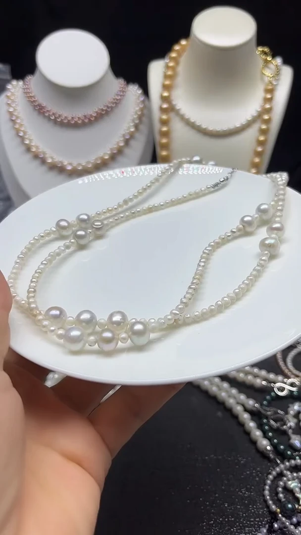 淡水珍珠未镶嵌颈饰多人