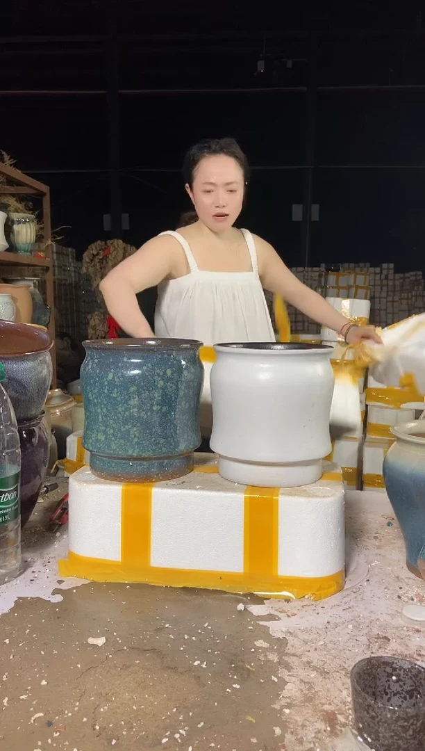 宜兴紫砂粗陶花盆19/21