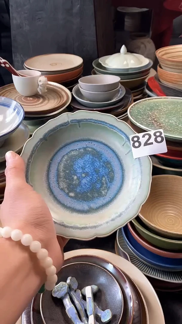 【闪购商品】碗828  微暇小壶承   蓝色