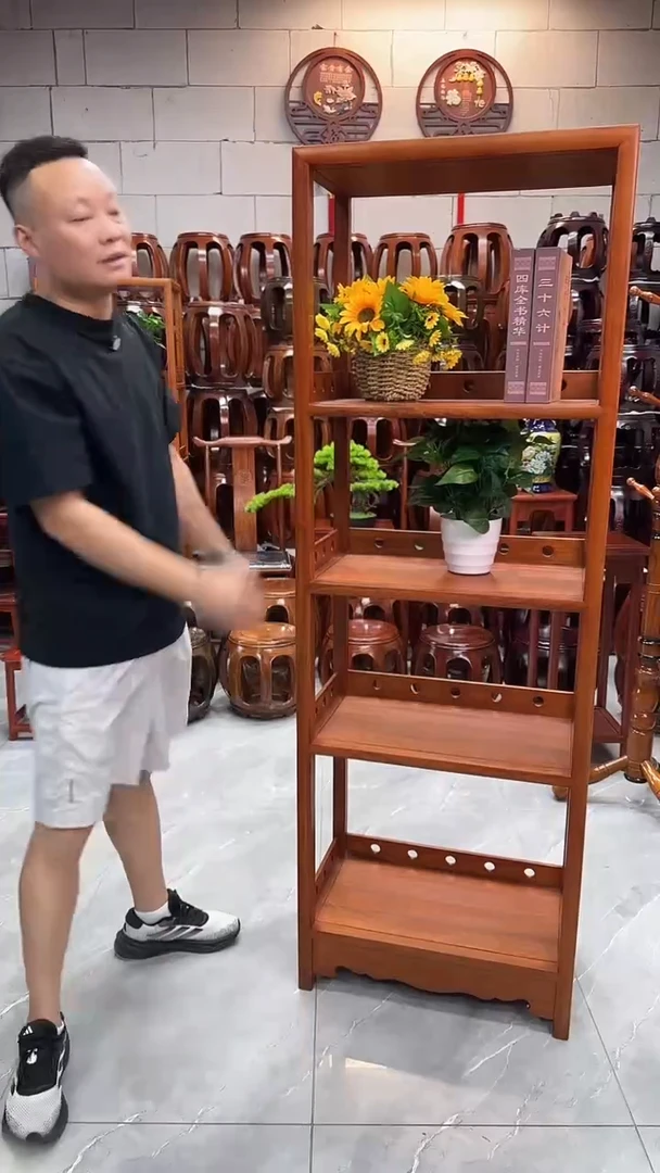 花梨木类家具越南花梨木书架单个