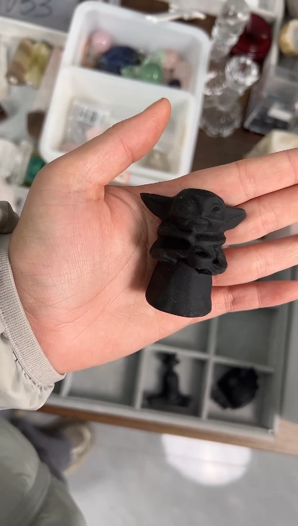 未镶嵌黑曜岩珠宝奇石M802
