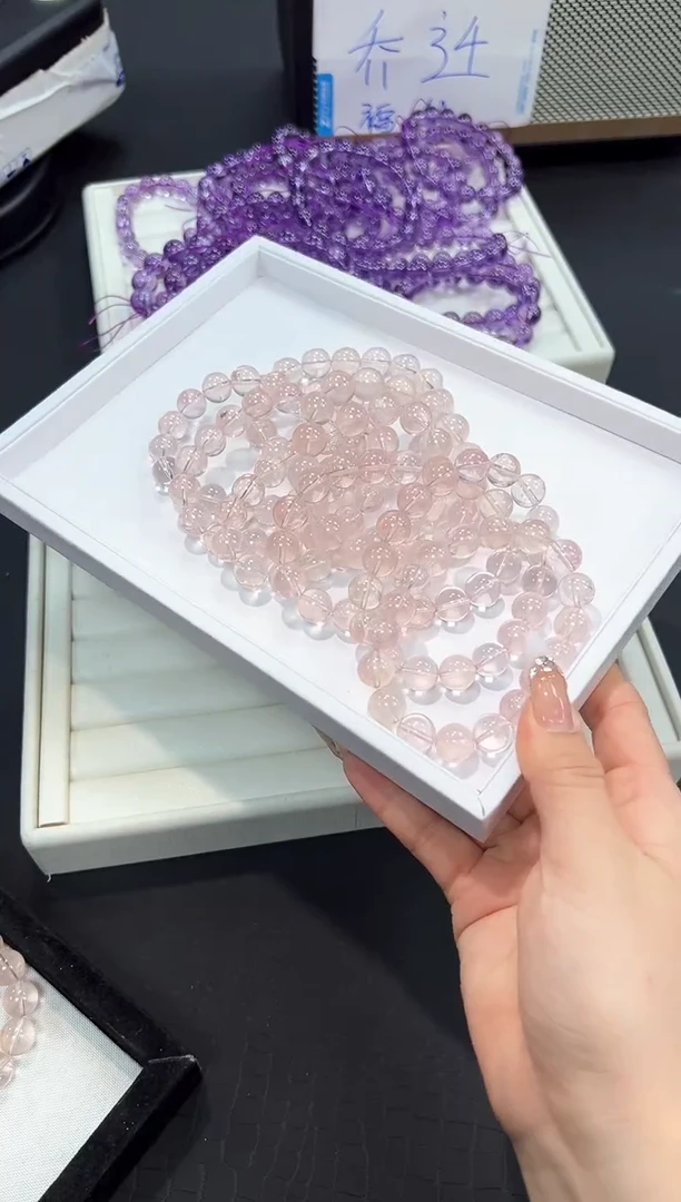 发晶手串未镶嵌45v多样性发其一【1条】默认微瑕11mm