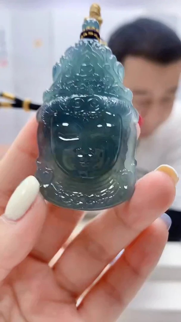 定制翡翠未镶嵌4898lr-毛货挂件75