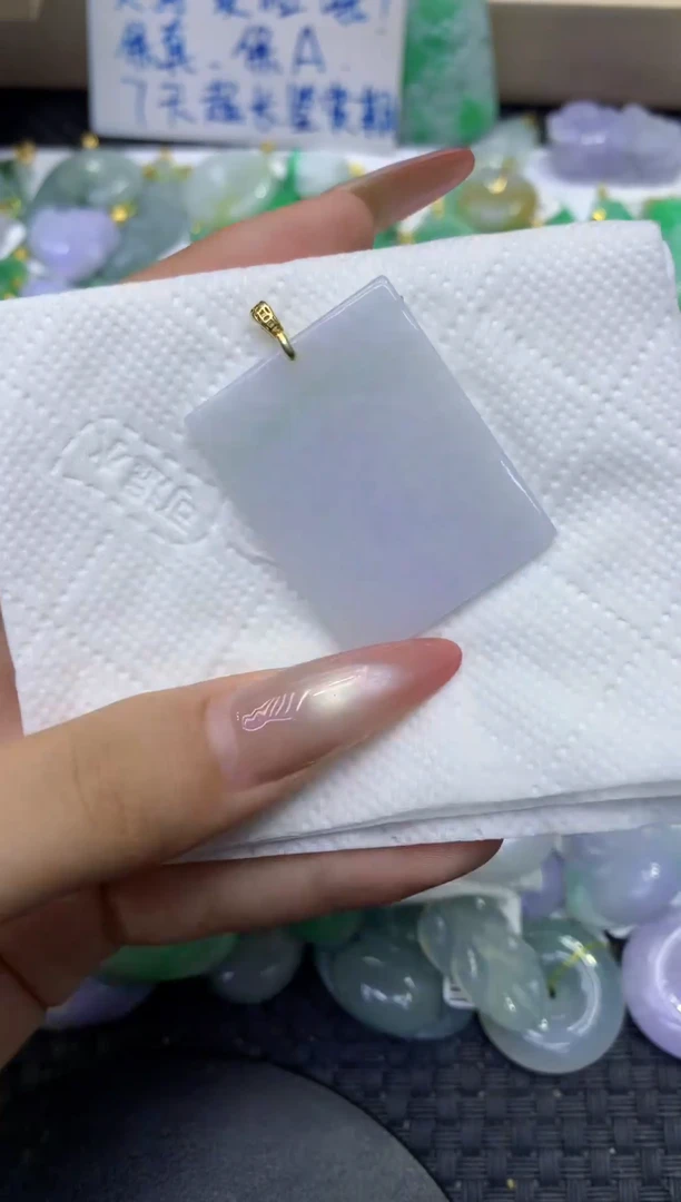 颈饰未镶嵌翡翠天然缅甸A货翡翠