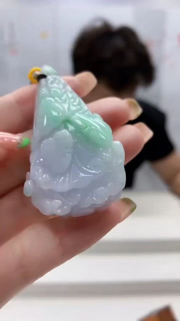 未镶嵌定制翡翠5145ry-毛货挂件44