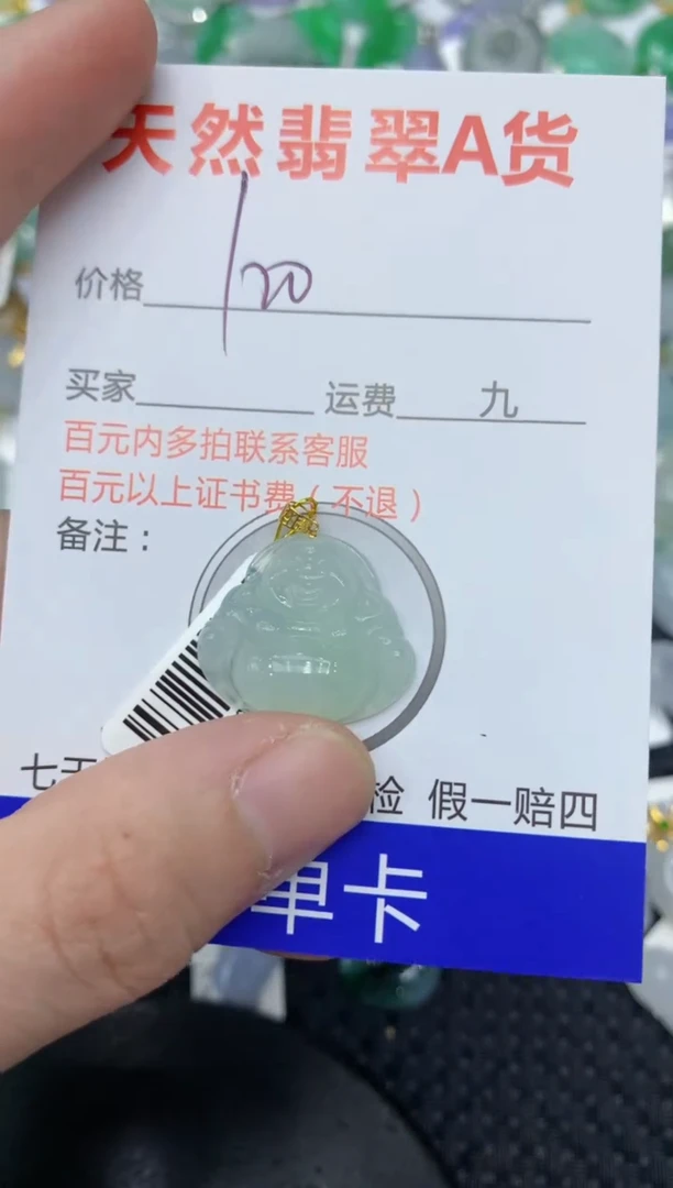 【闪购商品】翡翠颈饰18K金镶嵌11111111111