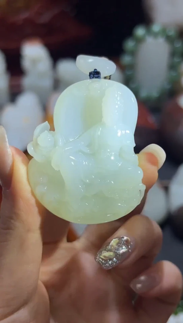 未镶嵌和田玉把件墨*和田玉