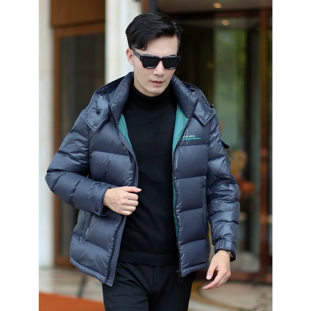 男装冬季羽绒服连帽时尚百搭运动保暖